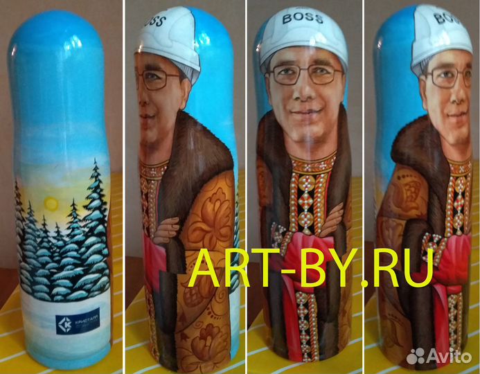 Штоф матрешка с портретом