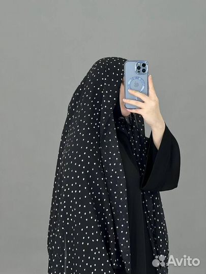 Шарф с пришитой бонькой