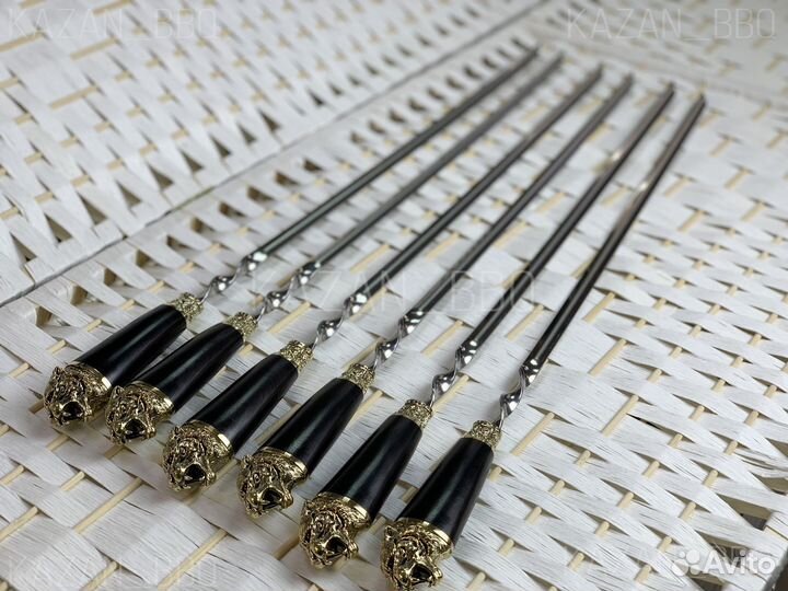 Подарочные шампуры с художественным литьем