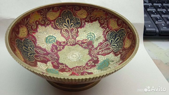 Чаша пиала Индия латунь