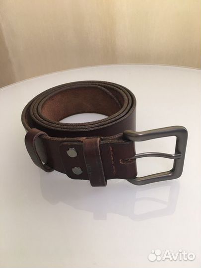 Мужской кожаный ремень ручной работы
