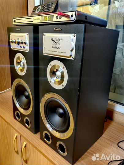 Активные акустические колонки Karaoke, двд USB