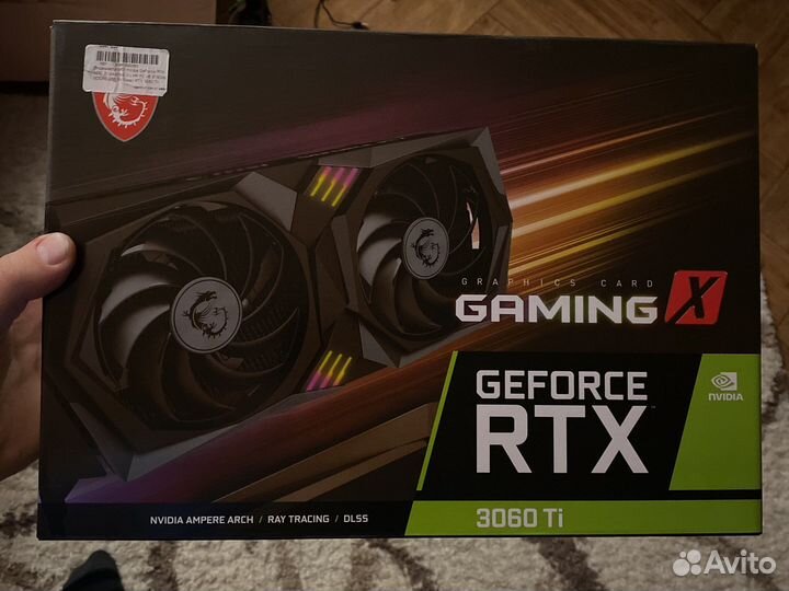 Видеокарта rtx 3060ti msi