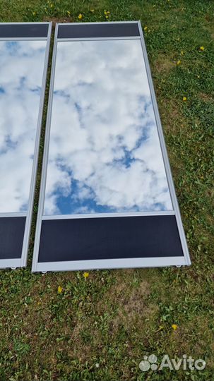 Зеркальные двери для шкафа купе