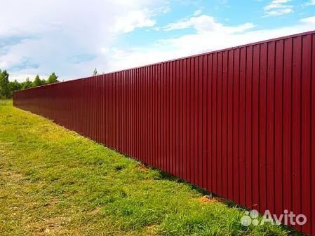 Забор из профнастила (изготовление и монтаж)