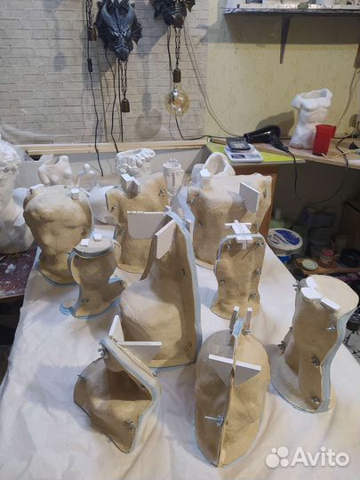 Изготовление форм из силикона, стеклопластика