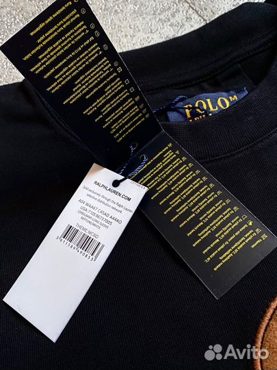 Футболка Polo Ralph Lauren медведь вышивка