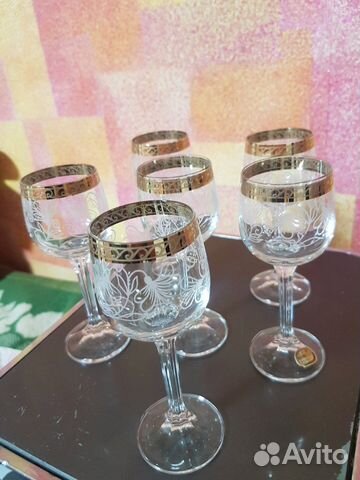 Рюмка на ножке СССР богемия