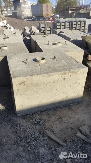 Фундамент ф2- бетонная опора под стойку 133мм