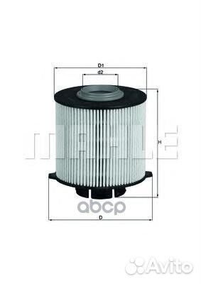 Фильтр топливный KX265D Mahle/Knecht