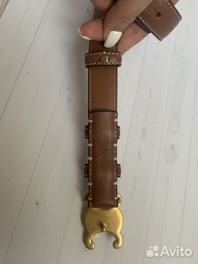 Ремень женский кожаный