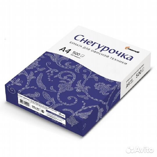 Бумага для офисной техники Снегурочка А4