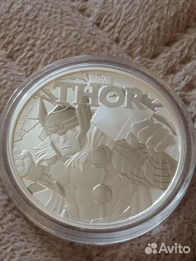 Тувалу 2018-2021 серия Marvel Марвел серебро 999.9