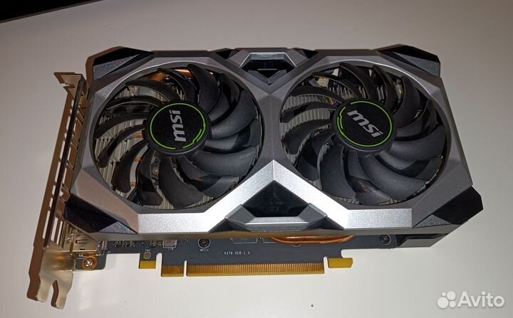 Видеокарта GeForce GTX 1660 ventus XS 6GB OC (MSI)