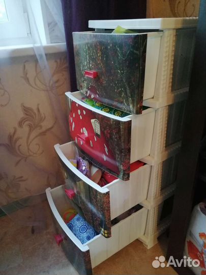 Комод Гриб - пластиковый