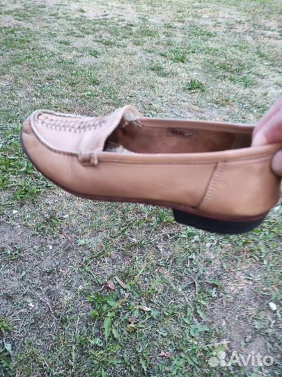 Продам кожаные мужские мокасины 40размер