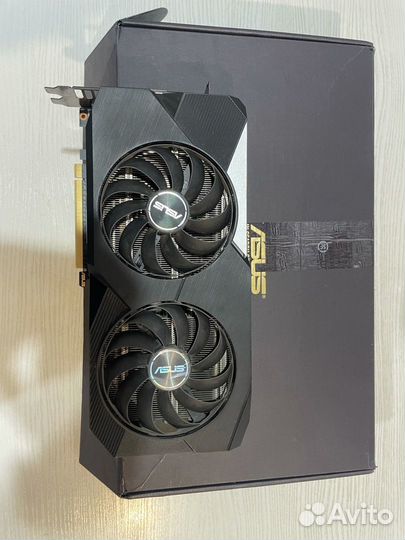 Видеокарта RTX 3070 asus dual 8 gb