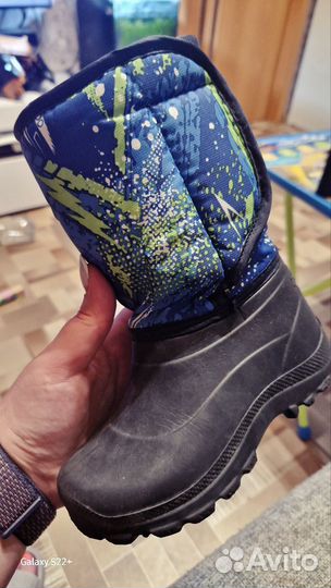 Резиновые сапоги с утеплением 26 размер