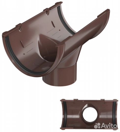 Verat воронка желоба коричневый