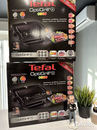 Электрогриль Tefal Optigrill+ GC712834 (Черный)