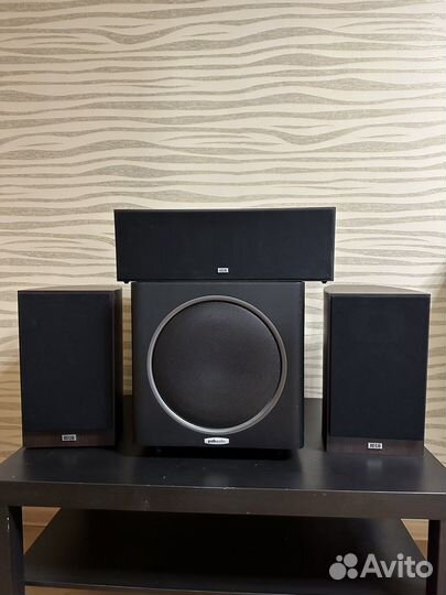 Сабвуфер Polk Audio PSW 110 + акустика Heco