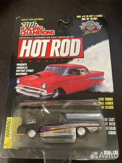 Racing Champions 1986 Chevy El Camino Hot Rod Mag
