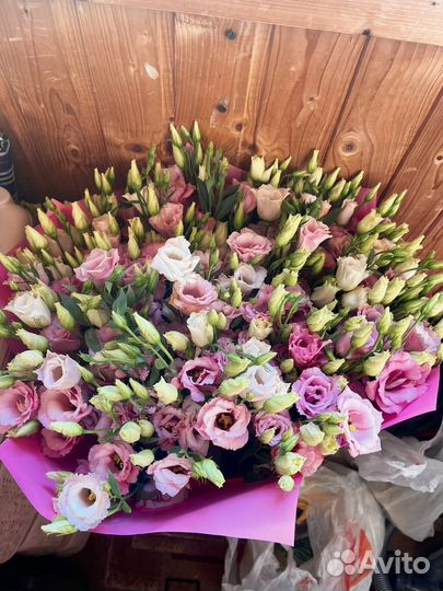 Эустома букет