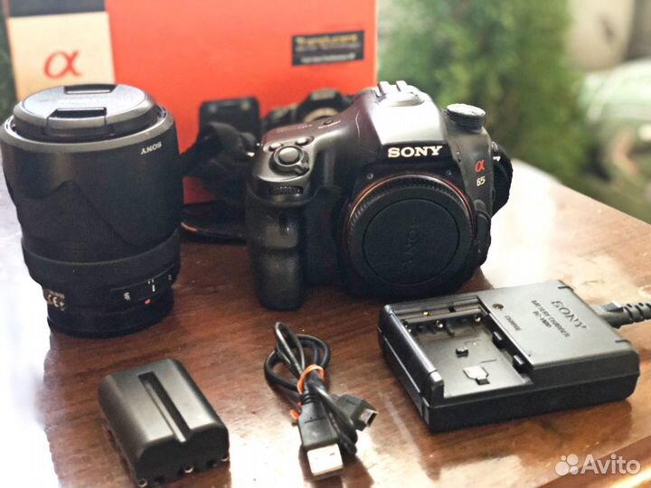 Зеркальный фотоаппарат, объективы Sony