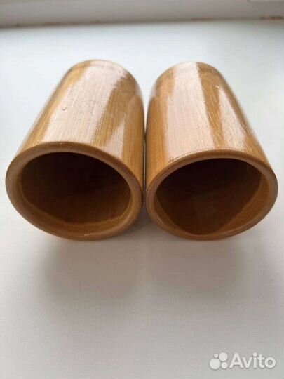 Бамбуковые вакуумные банки для массажа