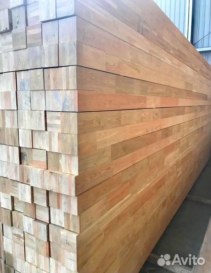 Натуральный, влагостойкий брус строганный, листвен