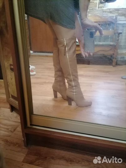 Сапоги зима евро натуральная кожа