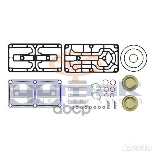 Ремкомплект компрессора knorr LK4949/LK4951 пол
