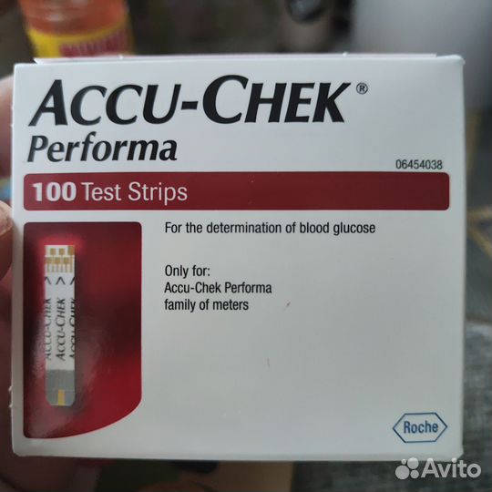 Тест полоски Accu-Chek performa 100 шт упаковка