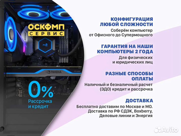 Игровой пк intel core i7 RTX 3060Ti /4070Ti