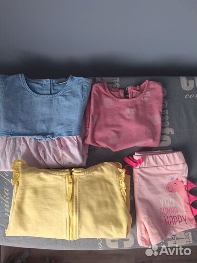 Вещи пакетом на девочку 86 92
