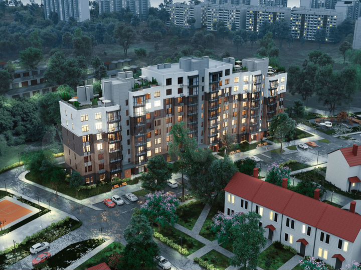 2-к. квартира, 67,1 м², 2/8 эт.