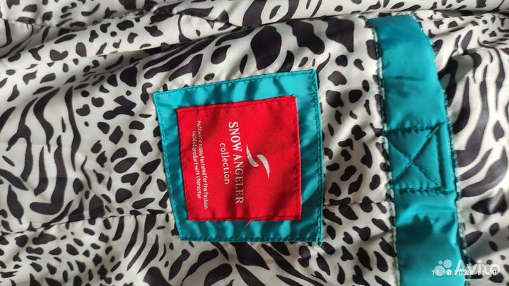 Пуховик женский длинный с капюшоном