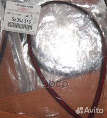 Прокладка стекла багажной двери 5805A315 mitsub