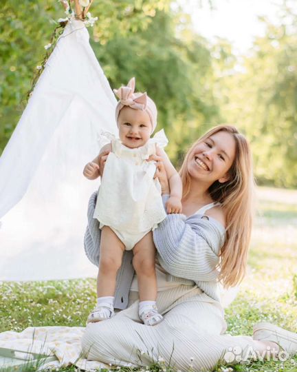 Детская и семейная фотосессия с вигвамом