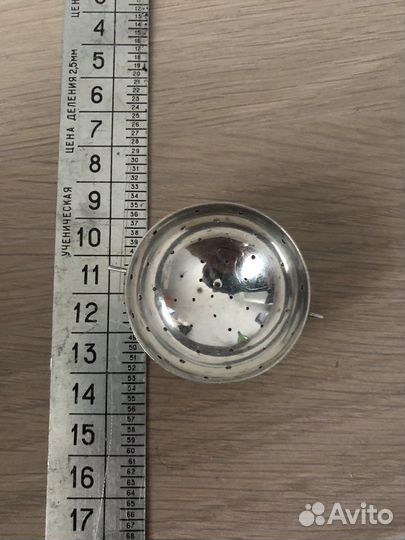 Серебрянное ситочко для заварки