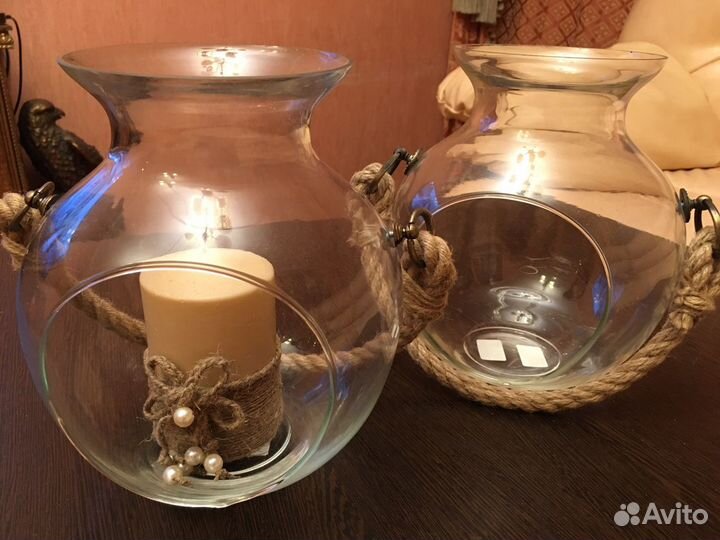 Подсвечник стеклянный