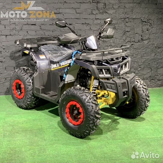 Квадроцикл MotoLand All Road X 200 (2023) (серый)