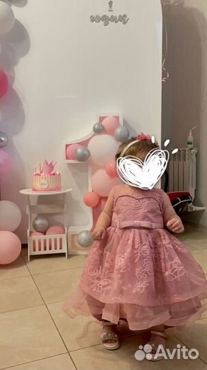 Платье на 1 годик