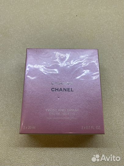 Туалетная вода chanel chance 3*20