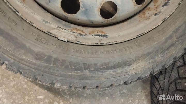 185/65 R15 Nokian Nordman 5 Зима Штампованные R15 pсd:4x100 ет:50 DIA:54.1