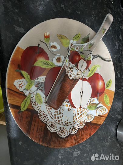 Тарелка для торта с лопаткой