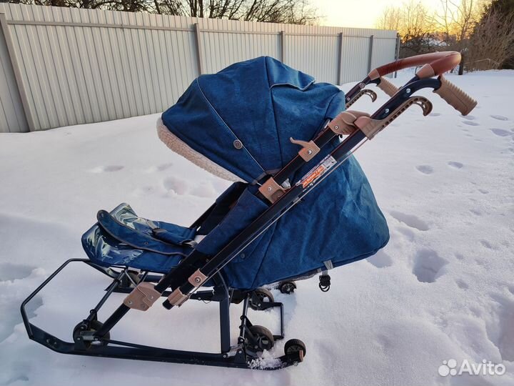 Санки коляска ника 7 8к