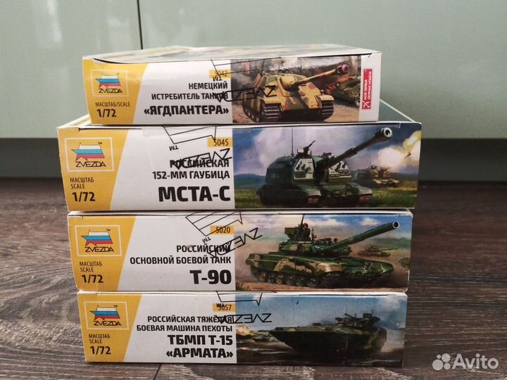 Сборная модель танка 1:72