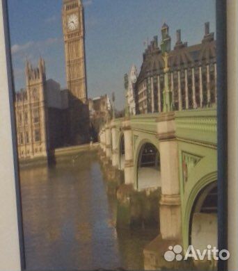 Картина постер на холсте большая 110х75