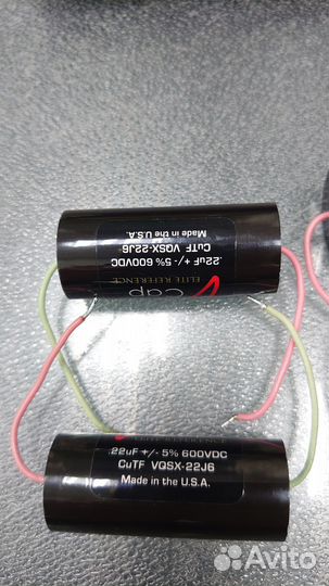 Конденсаторы V-cap CuTf 0.22uF 600V